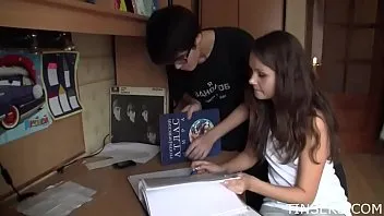 Teen liza shay get fuck in her pussy by Half Asian young guy